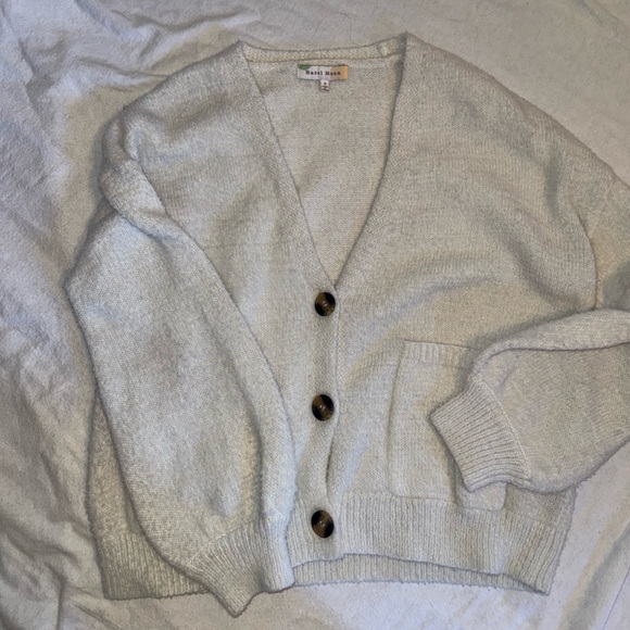 Cozy Cream Cardigan Sweater - Picture 1 of 2